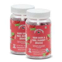 Sonnet Wellness Biotin Gummies | Thick & Smooth Hair | Stronger Nails | Healthy Glowing Skin | Biotin | Zinc | Vitamin B12 | Vitamin B6 | Gluten Free | Soy Free | 30 Gummies | Pack of 2