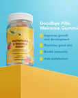 Sonnet Wellness Multivitamin Gummies | Vitamin A, C D, E, B12, Folate, Zinc | Strong Bones | Growth & Development | Metabolism | Energy | Blood Regulation | Immunity | Vegan | 30 Gummies | Pack of 2